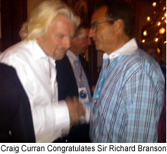 Craig Curran and Sir Richard Branson