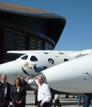 Sir Richard Branson at Spaceport America