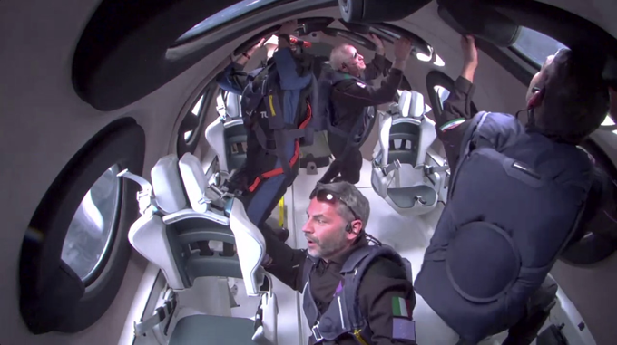 Astronauts on final Unity Mission