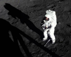 Neil Armstrong on the Moon