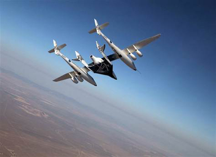 Virgin Galactic test flight