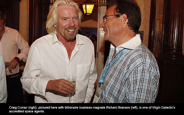 Craig Curran and Richard Branson