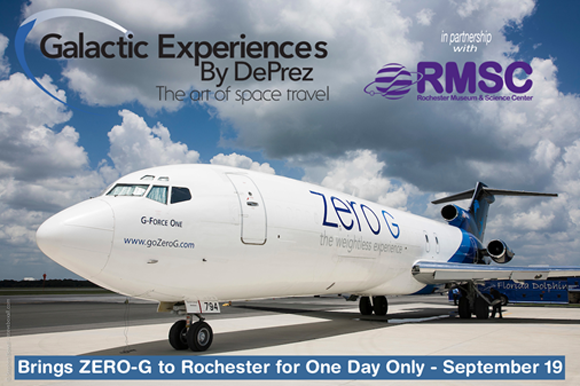 Zero-G Flight in Rochester, NY